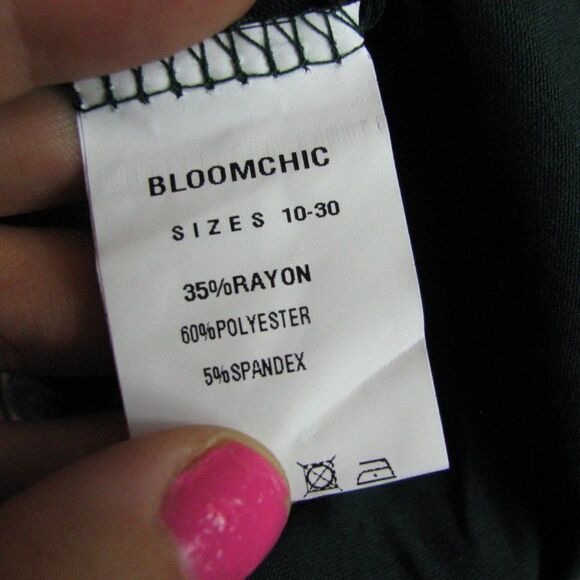 NWT BloomChic Green side tie shirt 18/2X - Picture 5 of 8